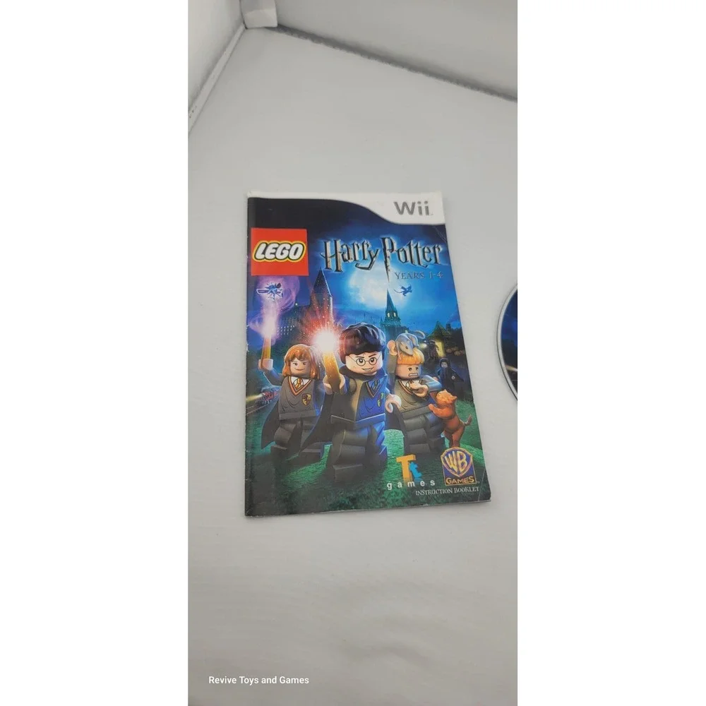 LEGO Harry Potter: Years 1-4 (Nintendo Wii, 2010) Game and Manual Tested Working